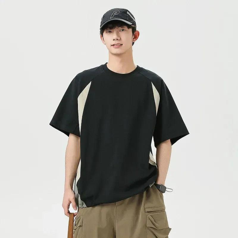 Contrast Panels T-Shirt