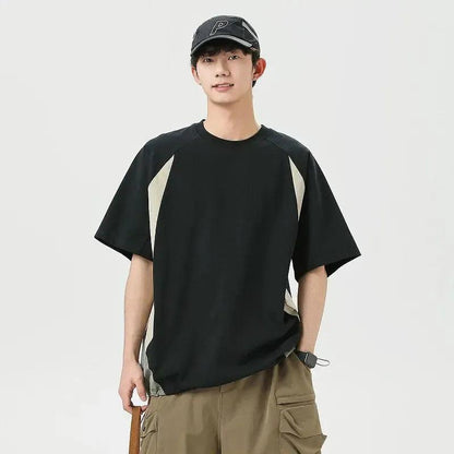 Contrast Panels T-Shirt