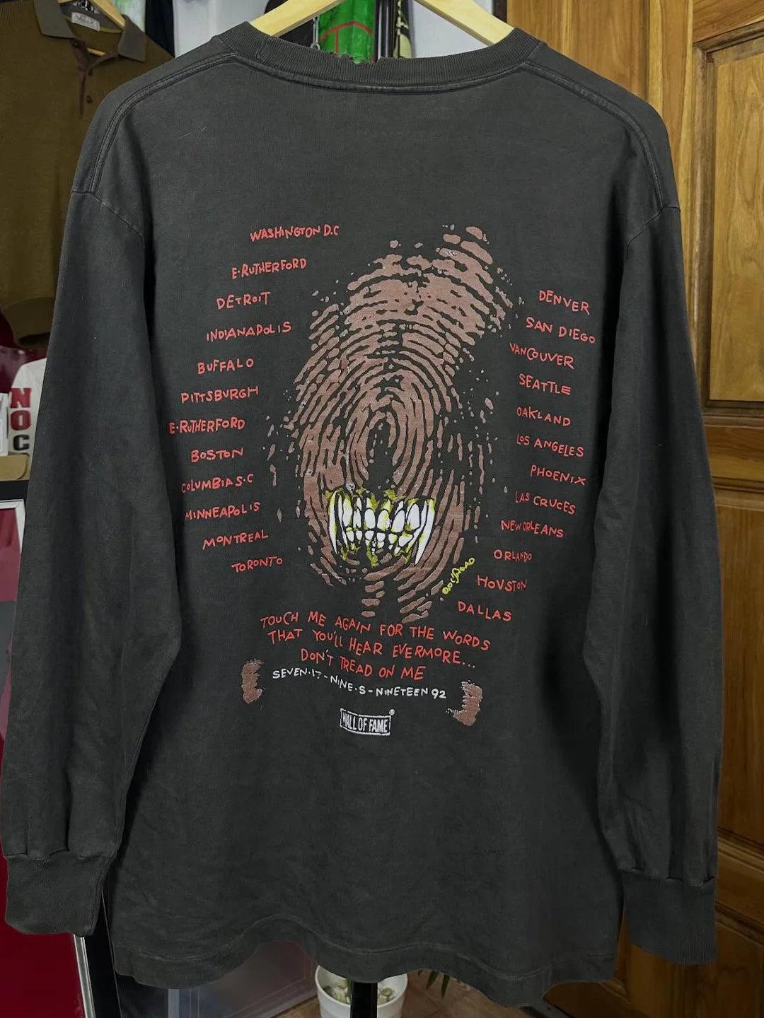 Vintage D0n't Thr3ad on Me Long Sleeve T-Shirt