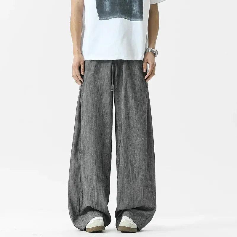 Cotton Linen Blend Loose Fit Pants