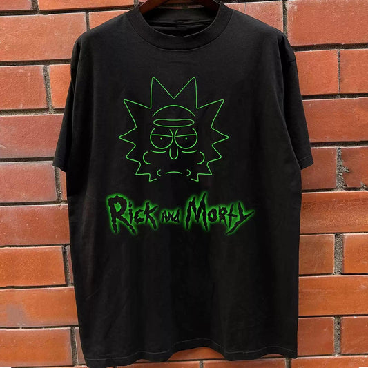 Vintage Neon R!ck and M0rty T-Shirt