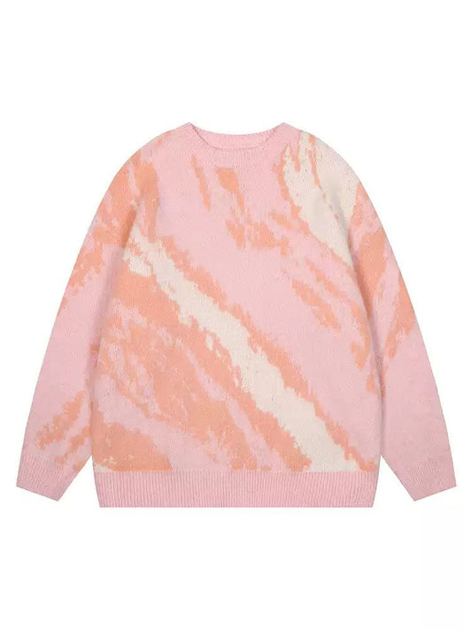 Tie-Dyed Blend Sweater