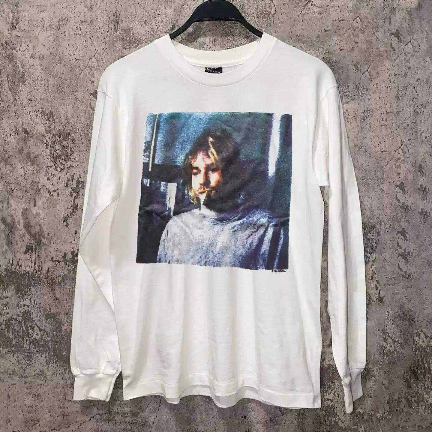 Vintage Kurt C0bain.  Long Sleeve T-Shirt