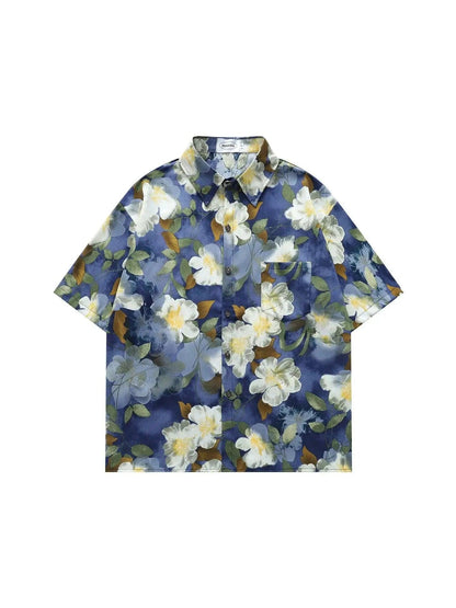 Vintage Floral Print Shirt