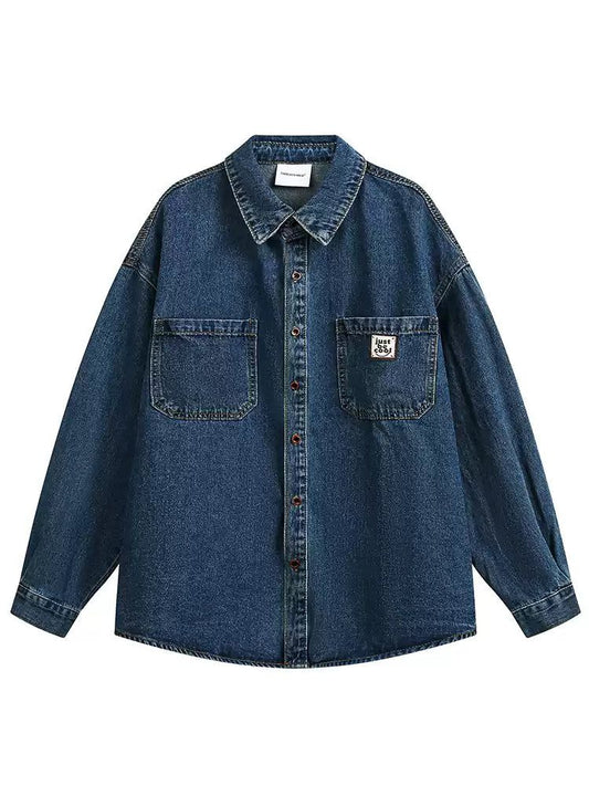 Washed Relaxed Fit Denim Jacket