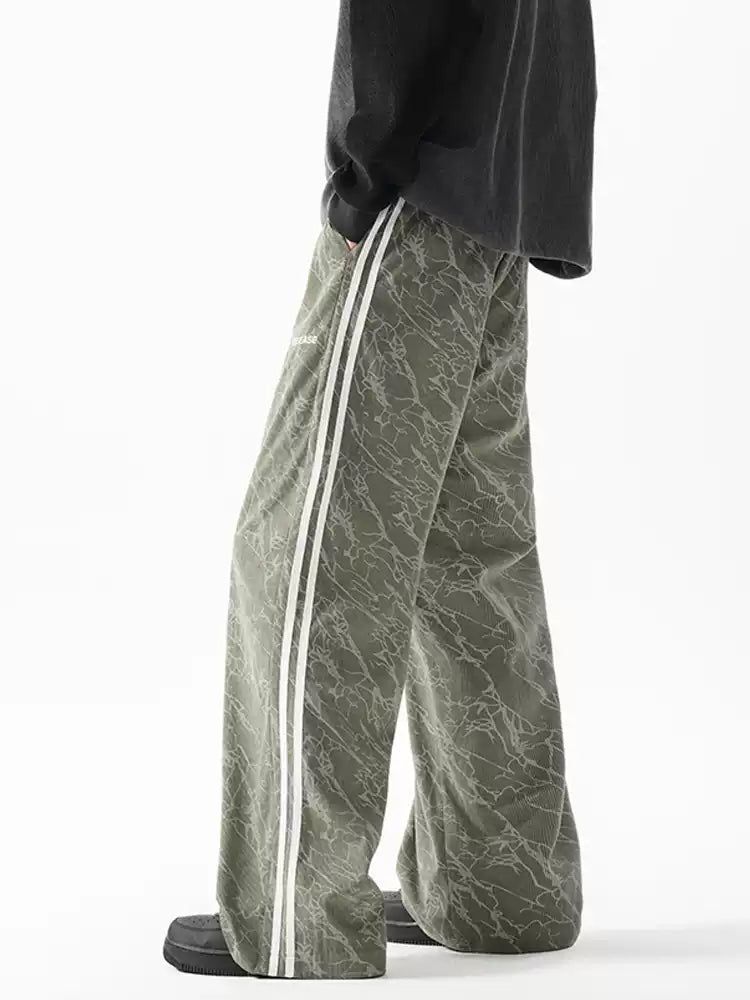 Tie-Dyed Side Bar Pants