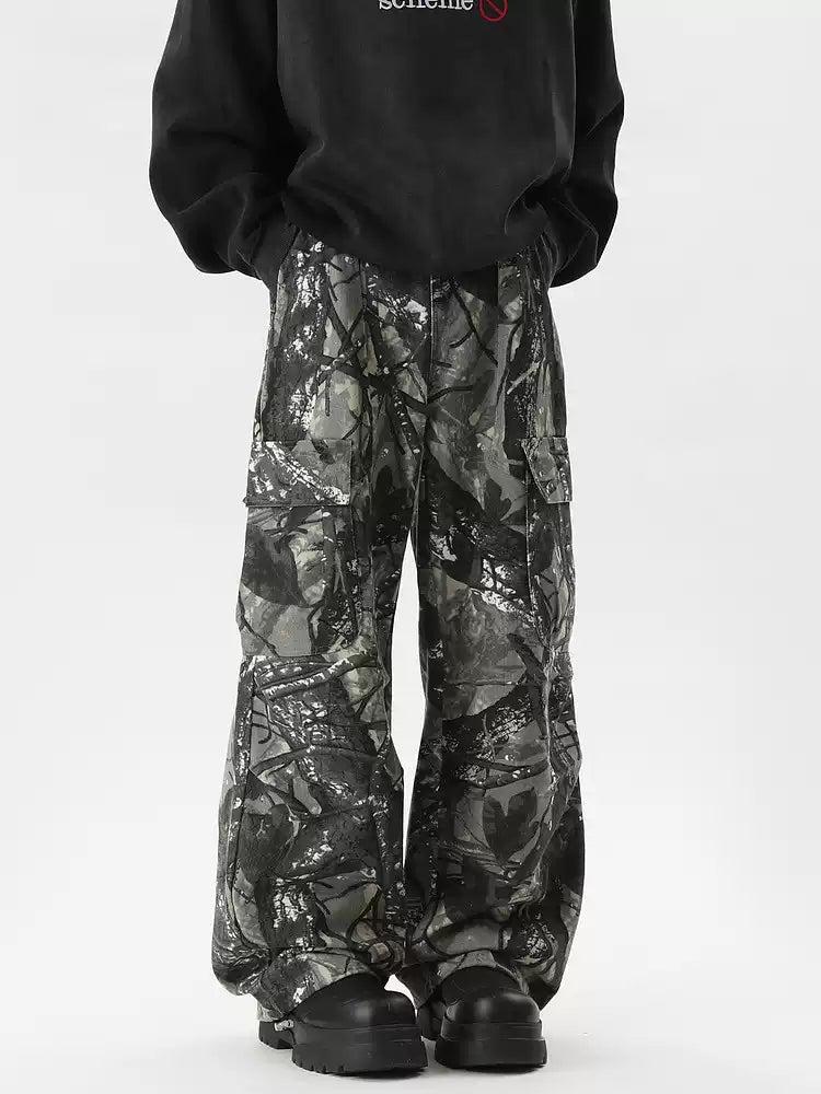 Tree Branch Camo Cargo Pants