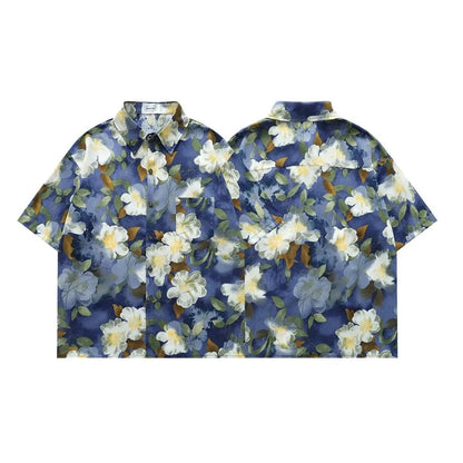Vintage Floral Print Shirt