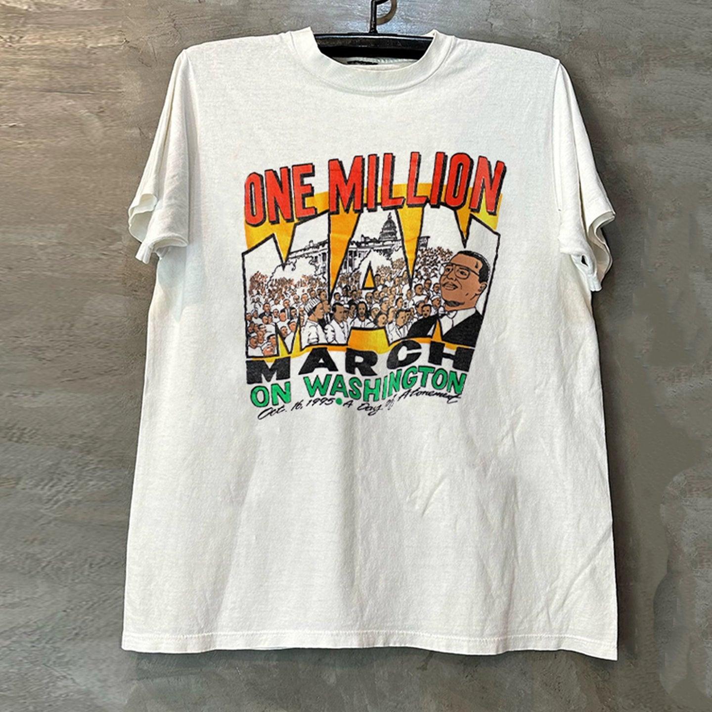 Vintage One Million M@rch T-Shirt