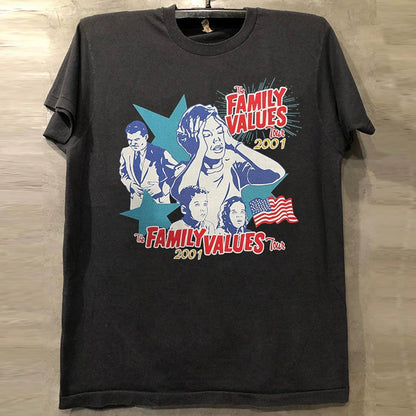 Vintage Fam!ly Values Tour 2001 T-Shirt