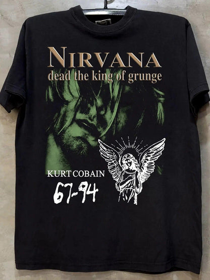 Vintage N!rvana D3ad the King Grung3 T-Shirt