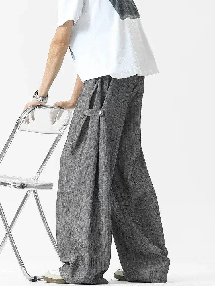 Cotton Linen Blend Loose Fit Pants
