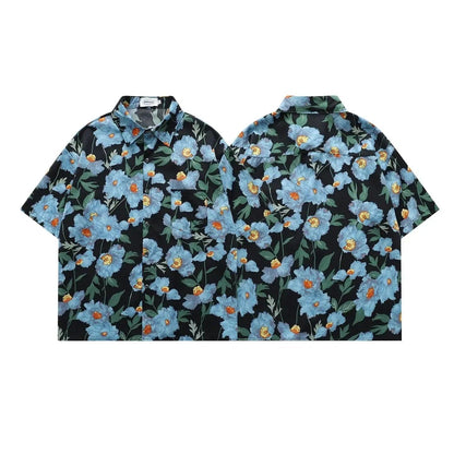 Vintage Floral Print Shirt