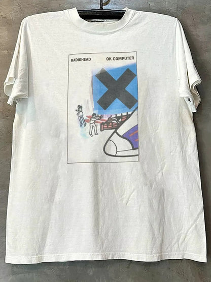 Vintage R@diohead OK C0mputer T-Shirt