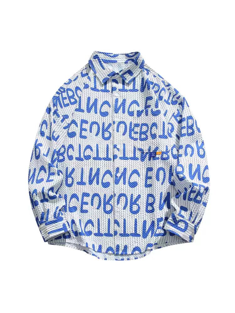 Letters Full-Print Shirt