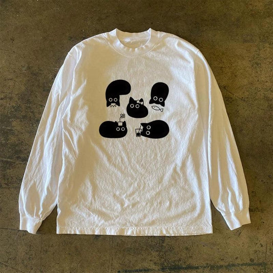 Vintage Black Cat Chaos T-Shirt