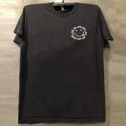 Vintage N!rvana Smiley Face T-Shirt