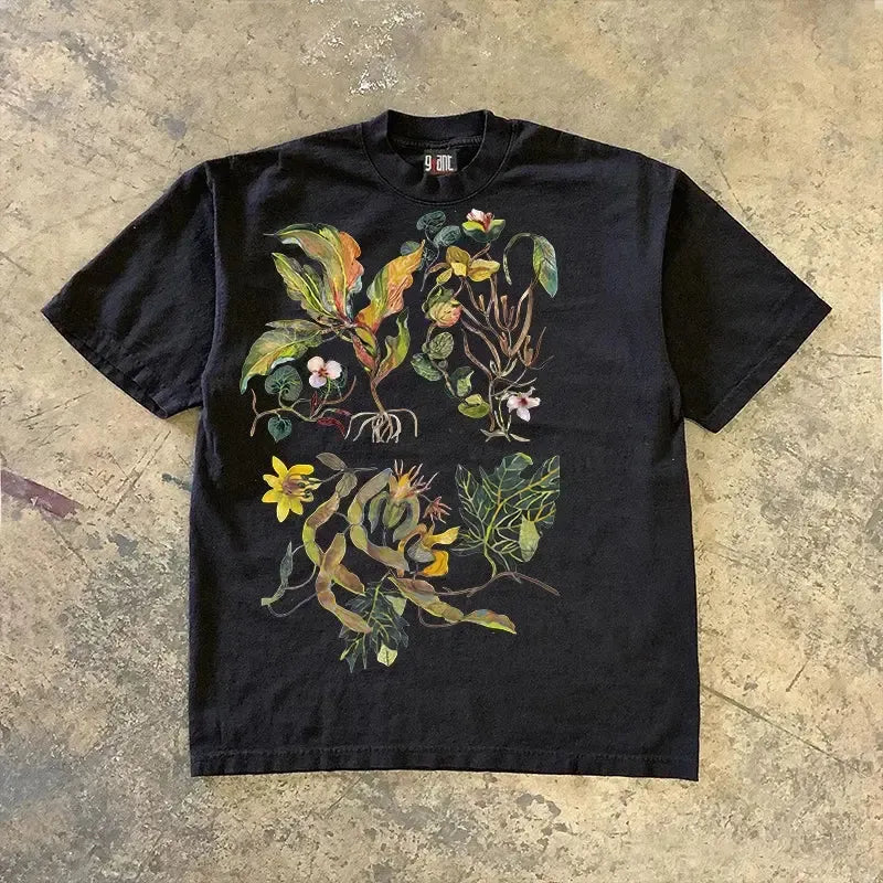 Vintage Floral Graphic T-Shirt