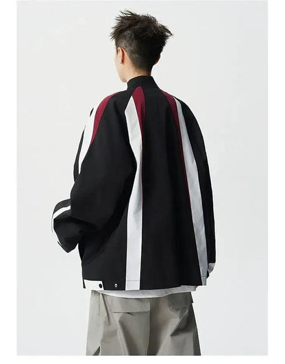 Color Block Sports Jacket