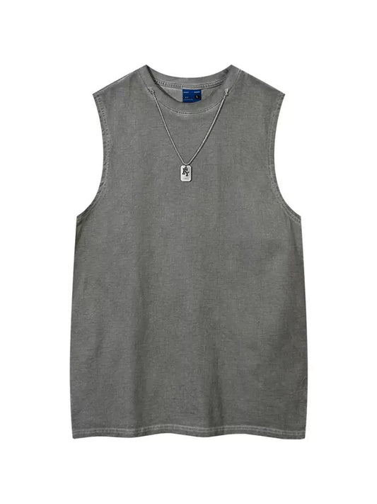 Necklace Detail Sports Tank Top
