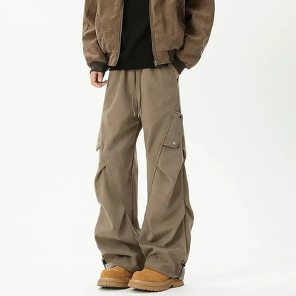 Utility Loose Pleated Cargo Pants