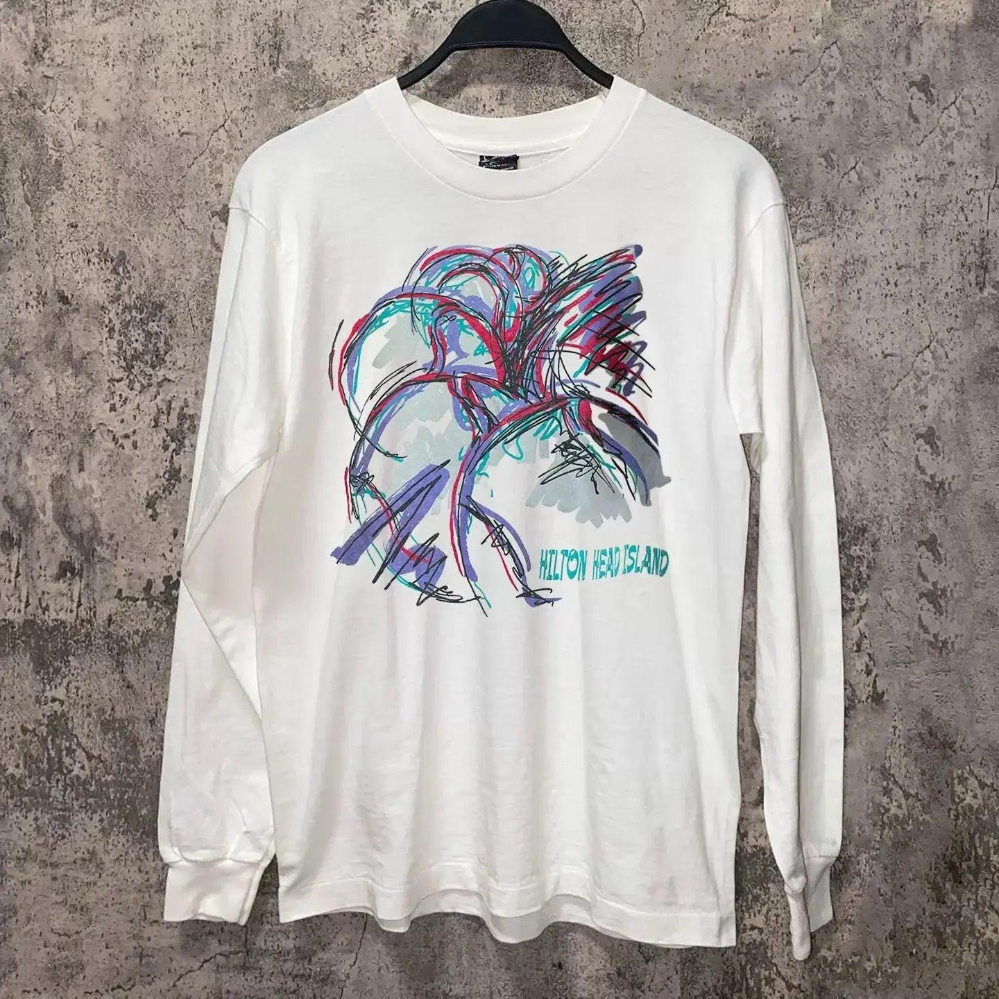 Vintage H!lton Head !sland Longsleeve T-Shirt