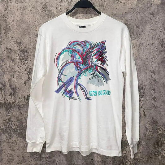 Vintage H!lton Head !sland Longsleeve T-Shirt
