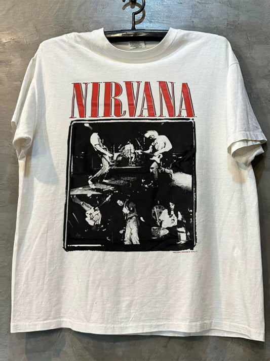 Vintage Nirv@na Live Concert T-Shirt