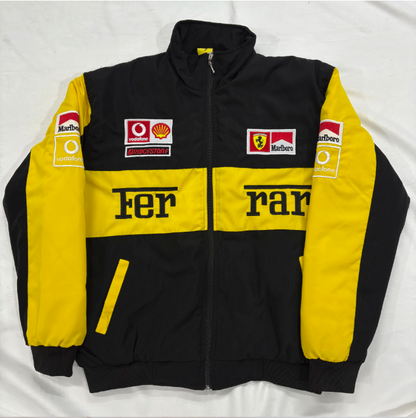 Vintage Racing Yellow Stripe Rari Jacket