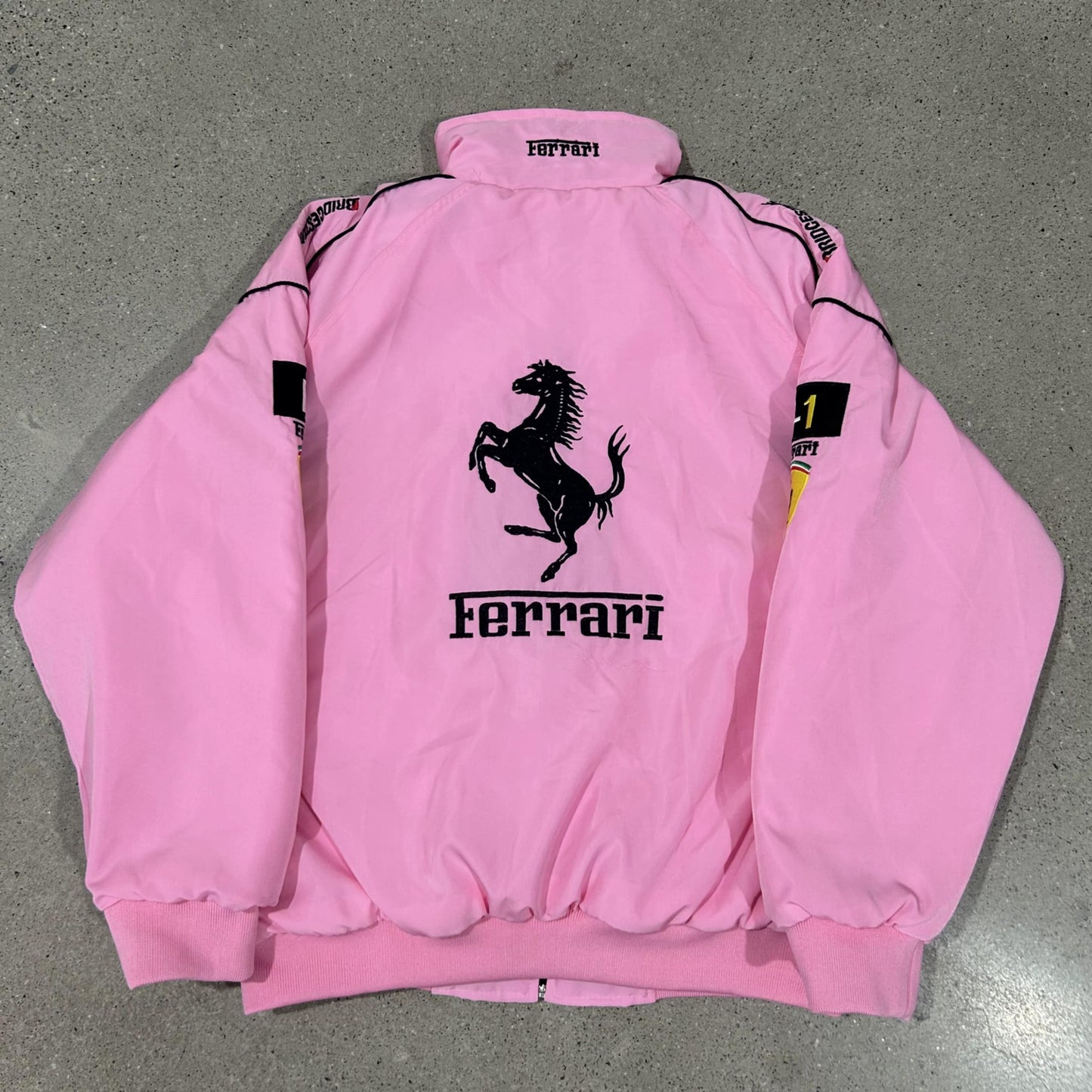 Vintage Racing Pink Rari Jacket