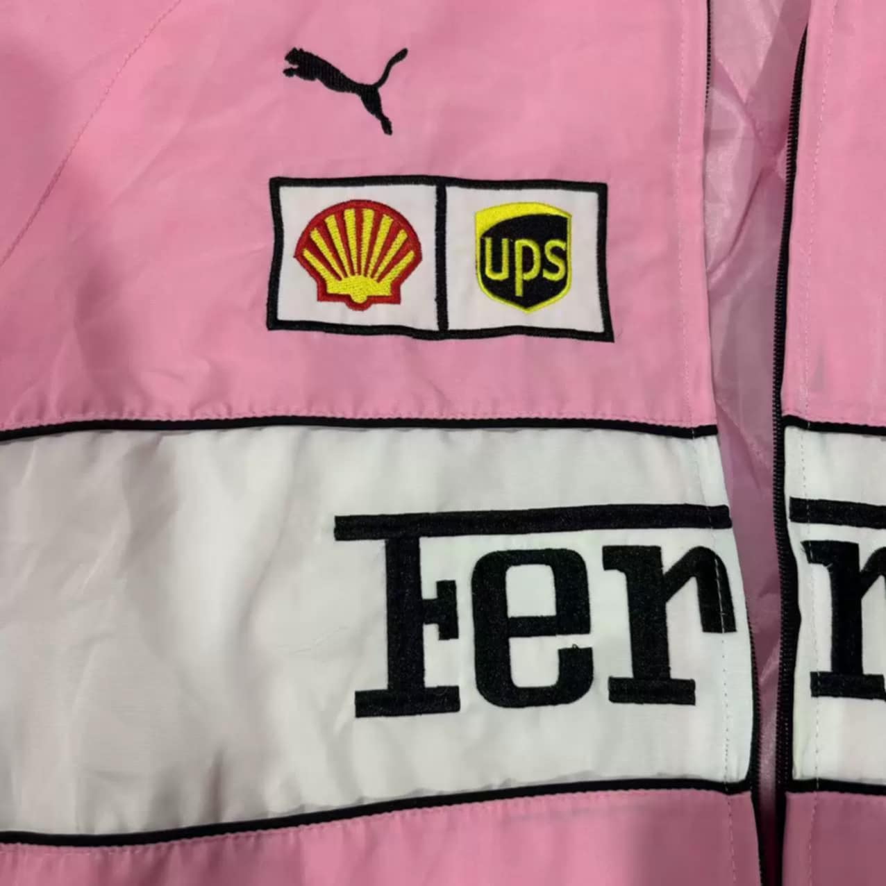 Vintage Racing Pink Rari Jacket