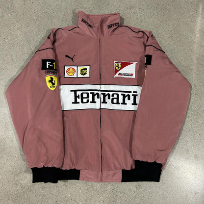 Vintage Racing Rust Pink Rari Jacket