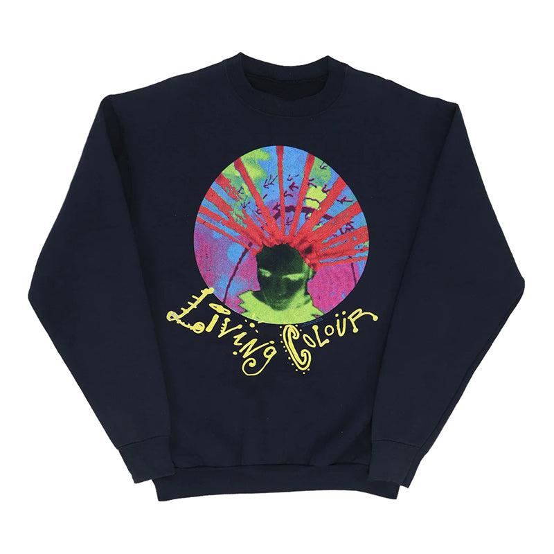 Vintage Living Colour Longsleeve T-Shirt-korean-fashion-SC: MODERN-OH Garments