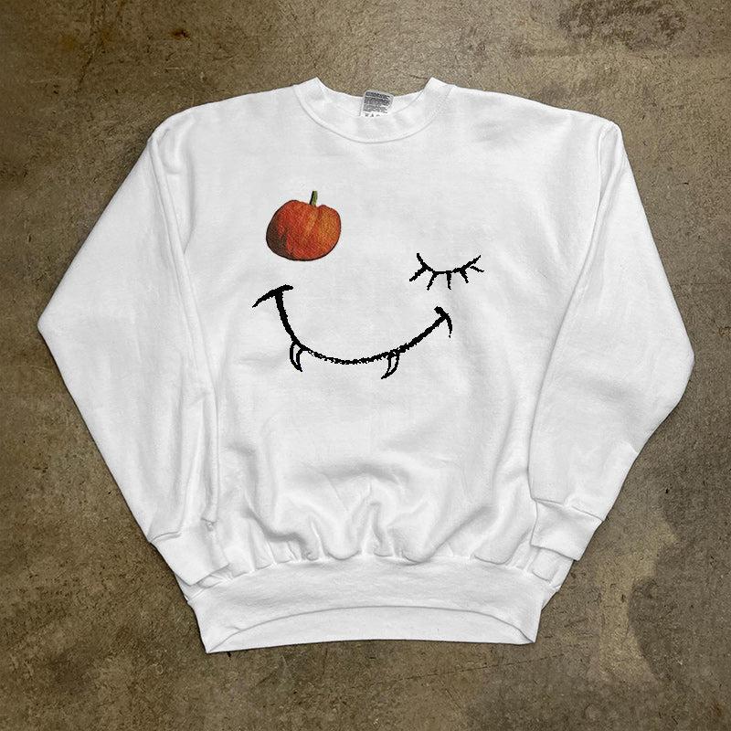 Vintage Pumpkin Eye Longsleeve T-Shirt-korean-fashion-SC: MODERN-OH Garments