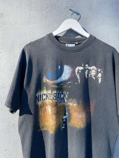 Vintage Nick3Lback Silver Side Up Tee