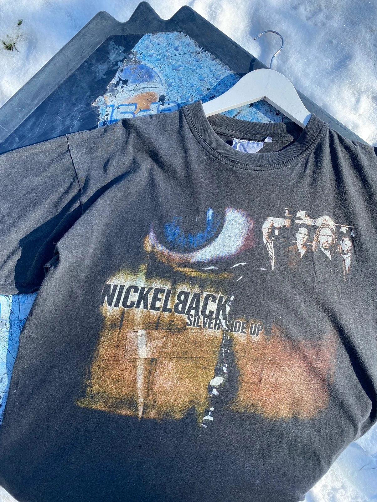 Vintage Nick3Lback Silver Side Up Tee