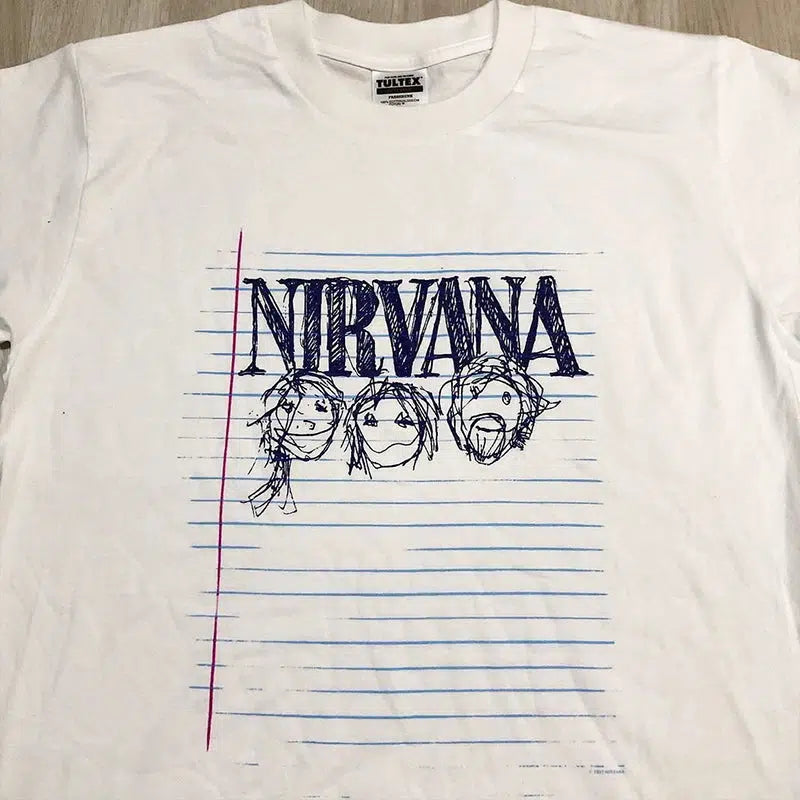 Vintage Nirv@na Band Sketch Tee