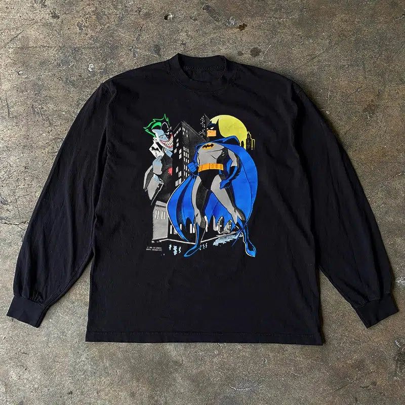 Vintage B@tman Long Sleeve T-Shirt