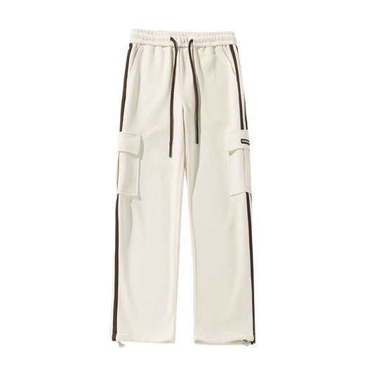 Three-Stripes Flap Pocket Sweatpants