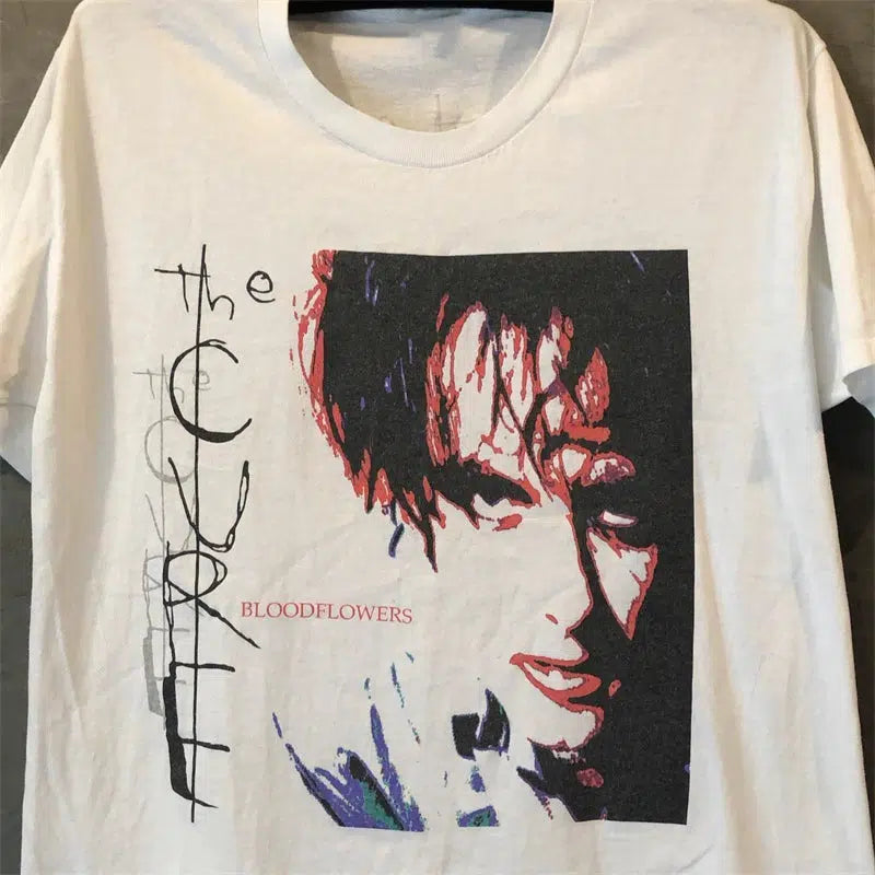 Vintage The Cure Blood Flowers Tee