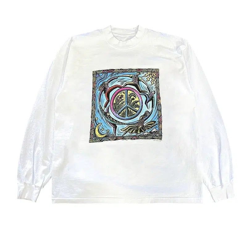 Vintage Peace Long Sleeve T-Shirt