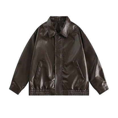 Sleek Moto Leather Jacket