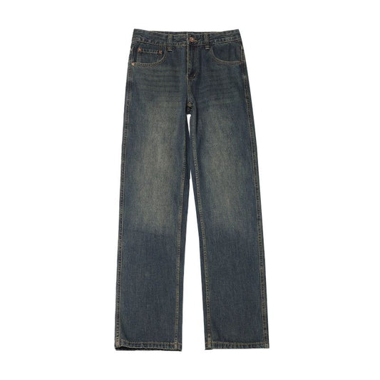 Loose Fit Faded Wash  Jeans