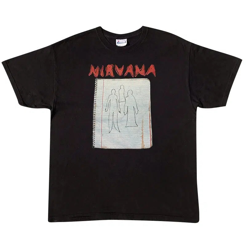 Vintage Nirv@na Notebook Tee