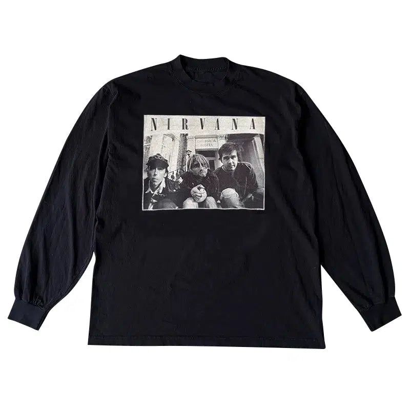 Vintage Nirv@na Long Sleeve T-Shirt