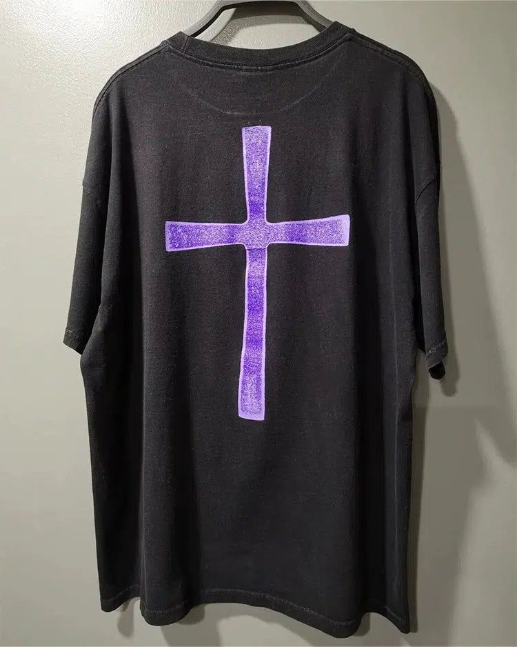 Vintage Bl@ck Sabbath Purple Ozzy T-Shirt