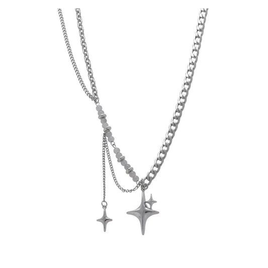 Four Pointed Star Necklace