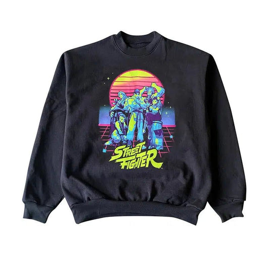 Vintage Street F!ghter Crewneck