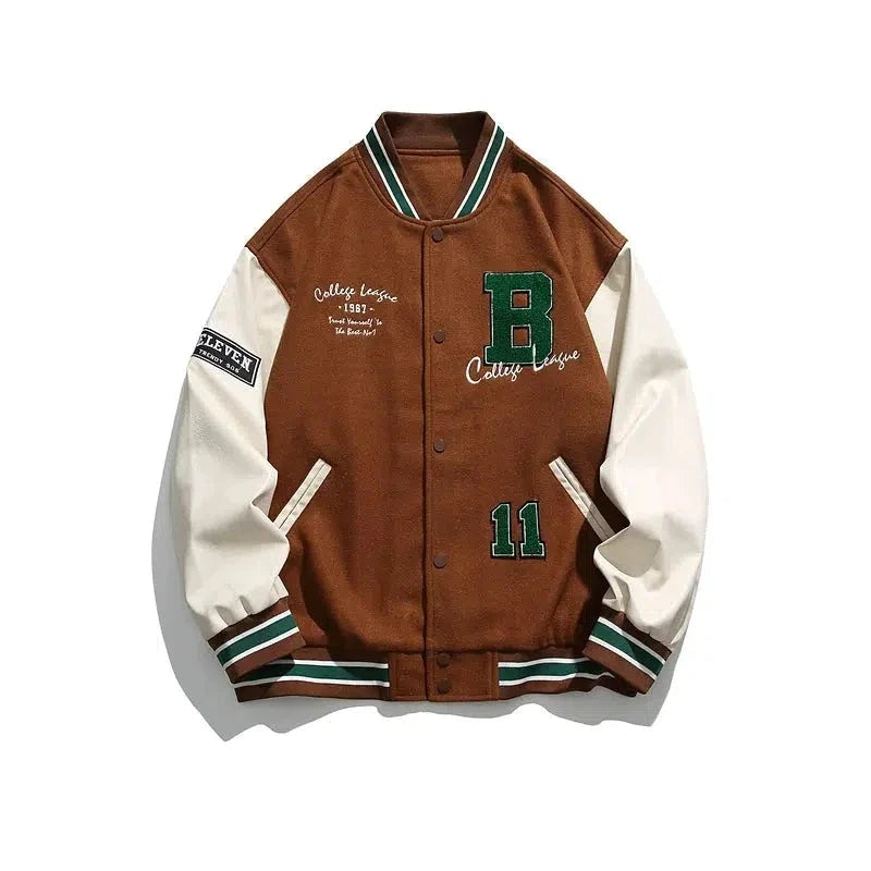 Classic Varsity Buttoned Jacket