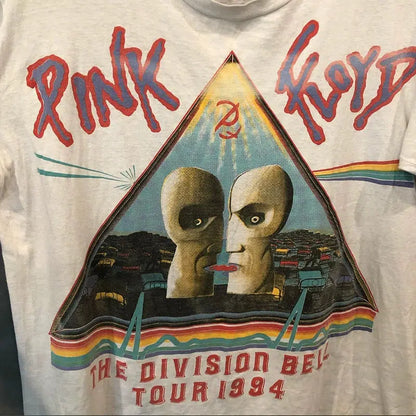 Vintage Pink Fl0yd White Ghost Tee